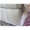 Image 4 : White Synthetic Leather Armchair 43"x 22"x 33" Back Ht