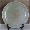 Image 1 : Glazed Ceramic Plate w/Black Stand,  9" Dia