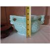 Image 8 : Small Ceramic Bowl w/ Wooden Stand, Celadon 4.5" Tall