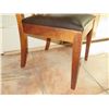 Image 8 : Koa Wood Dining Room Table w/ 6 Wooden Chairs 66"x38"x29.5 H