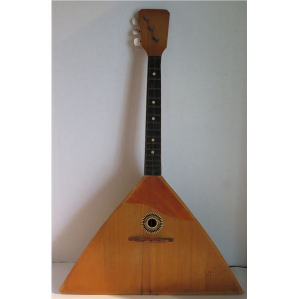 Balalaika 3-String Musical Instrument 26" H