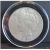 Image 1 : 1934 Peace Silver Dollar w/ Clear Case