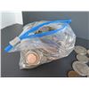 Image 2 : Misc. Foreign Coins in Ziploc Bag & Singapore Coin Book