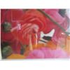 Image 2 : Framed Photographic Art - Pink/Orange Flowers 15.5"x 15.75"