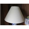 Image 2 : Ralph Lauren Double-Gourd Ceramic Lamp, Blue & White, 25.5"Tall