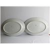 Image 17 : Qty 2 Famille Rose Oval Ceramic Platters, 16"x 12"