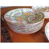 Image 2 : Qty 21 Famille Rose Ceramic Plates, Various Sizes