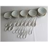 Image 2 : Qty 36 Chinese Rice Bowls & Spoons, China Ceramic Co.