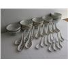 Image 3 : Qty 36 Chinese Rice Bowls & Spoons, China Ceramic Co.