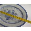 Image 26 : Qty 12 Chinese Ceramic Serving Platters, Lidded Bowl & Spoons, Blue & White