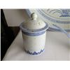 Image 2 : Qty 12 Chinese Ceramic Serving Platters, Lidded Bowl & Spoons, Blue & White