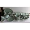 Image 1 : Asian Ceramic Tableware, Green, Incomplete