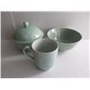 Image 25 : Asian Ceramic Tableware, Green, Incomplete
