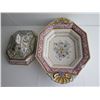 Image 25 : Qty 7 Ceramicas De Coimbra Portugal Pottery Serving Dishes, Handpainted Signed