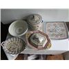 Image 2 : Qty 7 Ceramicas De Coimbra Portugal Pottery Serving Dishes, Handpainted Signed