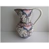 Image 2 : Qty 4  Portuguese Pottery Pitchers & Lidded Jar, Handpainted