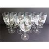 Image 1 : Qty 11 Wineglasses, Large & Small Sizes, Clear