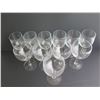Image 2 : Qty 11 Wineglasses, Large & Small Sizes, Clear