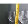 Image 4 : Qty 11 Wineglasses, Large & Small Sizes, Clear