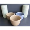 Image 1 : Qty 5 Ceramic Teacups (Williams & Sonoma) & Lidded Cups (Chinese)