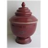 Image 1 : Ceramic Lidded Bowl, Thailand Red