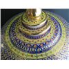 Image 3 : Thai Benjarong Porcelain Lidded Bowl w/Stand 14" Tall