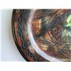 Image 3 : Ceramic Platter, New Zealand, Brown Black White, 11" Dia