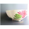 Image 3 : Chinese Porcelain Bowl, Floral w/ Chinese Symbols 10" Dia