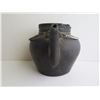 Image 3 : Chinese Clay Teapot w/ Metal Handle, Black Maker's Mark 6" Tall