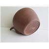 Image 13 : Chinese Yixing Clay Teapot w/ Metal Handle, Terracotta Maker's Mark 5.5" Tall