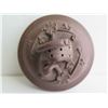 Image 8 : Chinese Yixing Clay Teapot, Floral Pattern Brown 5" Tall