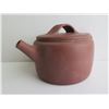 Image 2 : Chinese Yixing Clay Teapot, Terracotta Maker's Mark 3.5" Tall