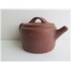 Image 3 : Chinese Yixing Clay Teapot, Terracotta Maker's Mark 3.5" Tall