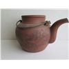 Image 3 : Chinese Yixing Clay Teapot, Inscribed Chinese Symbols Terracotta 6" Tall