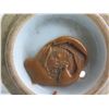 Image 13 : Ching Dynasty Porcelain Teapot w/ Wax Seal Authentication, Women & Chinese Symbols 5" Tall