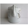 Image 2 : Ching Dynasty Porcelain Teapot w/ Wax Seal Authentication, Women & Chinese Symbols 5" Tall