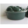 Image 3 : Qty 2 Ceramic Rabbit Terrine, Oval, Green, 5" Tall