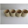 Image 8 : Qty 6 Bamboo Tea Set w/ Stand, Maker's Mark, 6.5" Tall