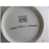 Image 8 : Qty 4 Trivets, Ceramic (Italian), Wood (Denmark) & Small Ceramic Plate (Finland)