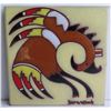 Image 1 : Pueblo Ceramic Tile, Pablita Velarde Signed 6" W