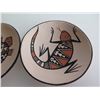 Image 10 : Qty 3 Kewa Pueblo Pottery Dishes, Signed Dean Reano 1 item Broken