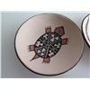 Image 9 : Qty 3 Kewa Pueblo Pottery Dishes, Signed Dean Reano 1 item Broken