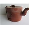 Image 2 : Chinese Yixing Clay Teapot w/ Raised Cherry Blossom Motif Maker's Mark