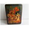 Image 2 : Russian Lacquered Trinket Box, Rectangular, 1.25" W