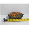 Image 8 : Russian Lacquer Jewelry Box, Hexagonal Hand Painted Signed 6" W