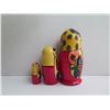 Image 2 : Qty 3 Matryoshka Russian Wooden Nesting Dolls