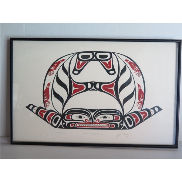 Framed Art, "Killer Whale Avoid" Limited Ed. J Johnny Signed Print