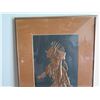 Image 2 : Framed Art, Metal Engraved Native Print 12" x 18"