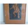 Image 3 : Framed Art, Metal Engraved Native Print 12" x 18"