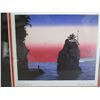 Image 2 : Framed Art, "Siwash Rock" Roy H. Vickers Signed Print 13" x 11"